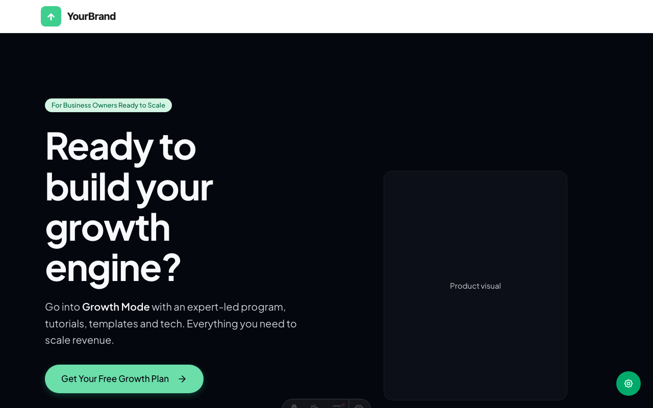 PAS Page template preview